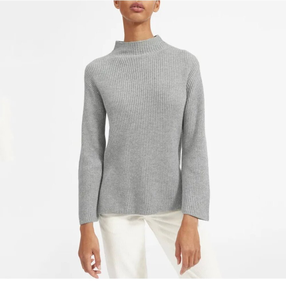 Everlane Cashmere Rib Mockneck